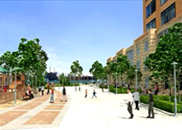 rendering of North 4th Street