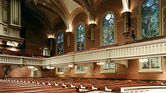 Sanctuary interior - south wall 