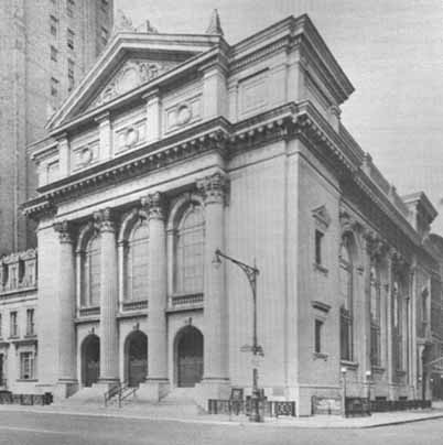 Congregation Shearith Israel Synagogue, New York